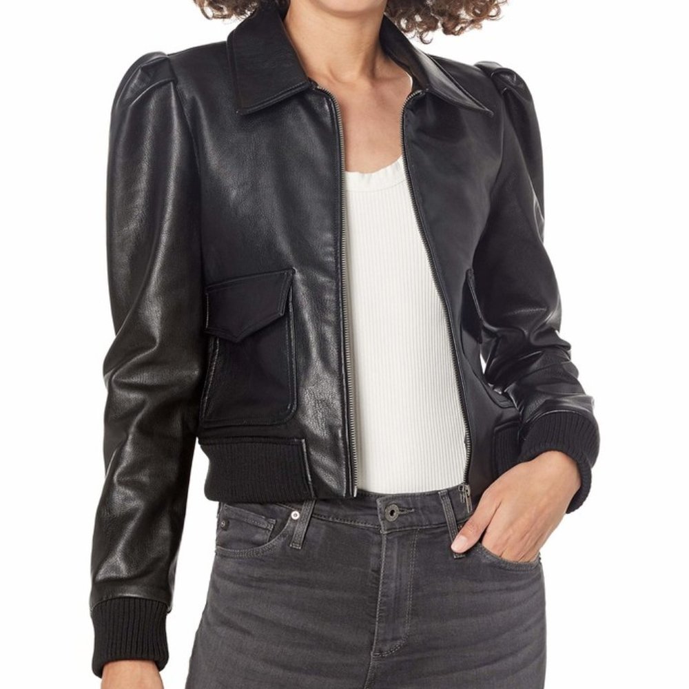 NWT BB Dakota Boss Mode Faux Leather Jacket